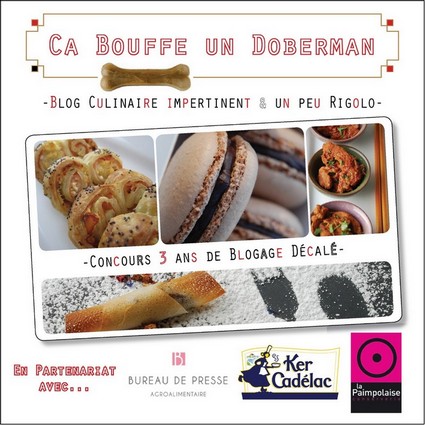 Logo concours Ca bouffe 3 ans